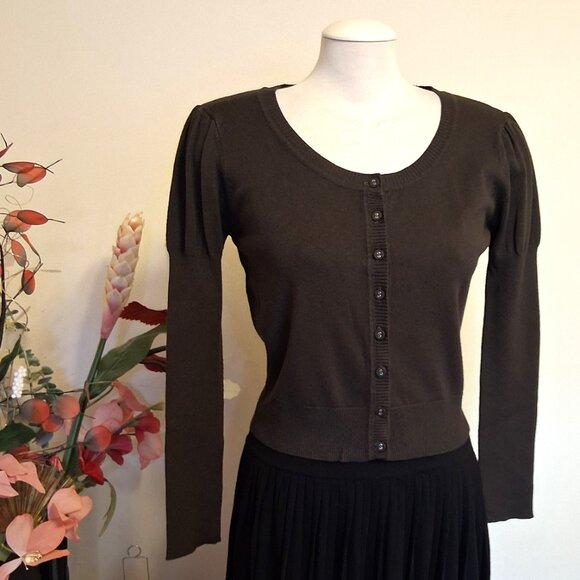 NWOT Woman's soya concept Gray Cardigan Knitwear Lightweight Ladies Sweater - Picture 2 of 8